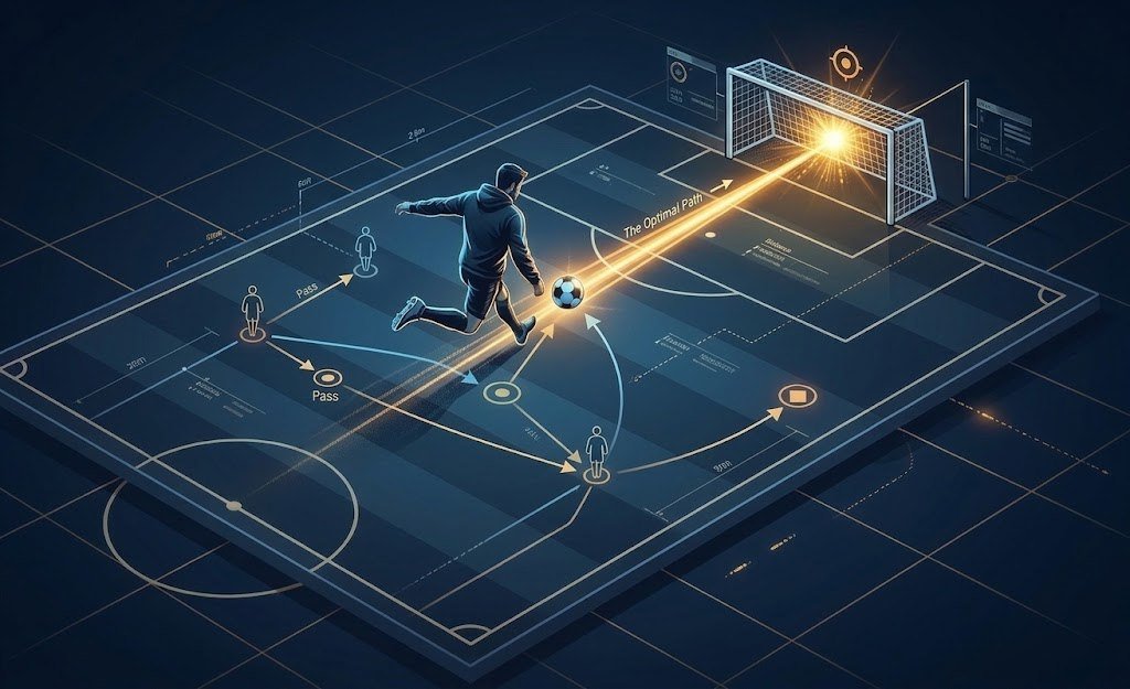 The optimal path to goal